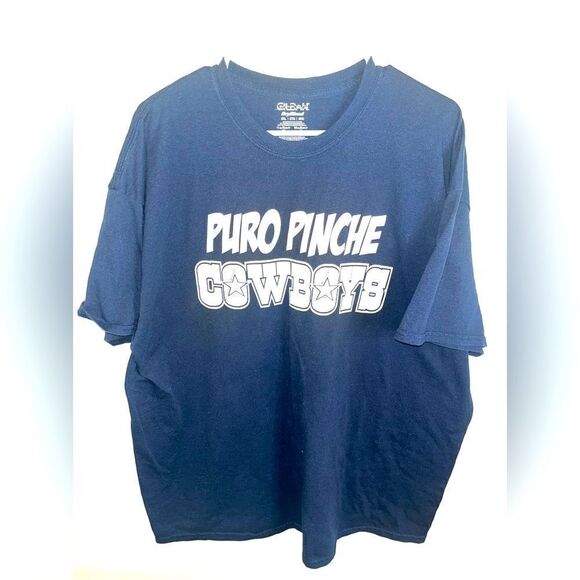 💛 Puro Pinche Cowboys T-Shirt - Picture 1 of 3